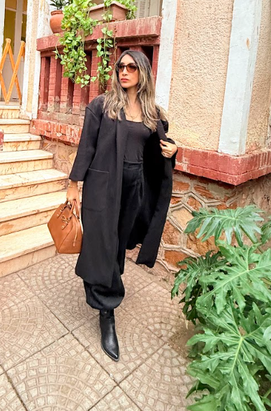 Oversized Coat with Pocket