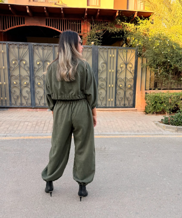 Suede Pleated Bomber Jacket