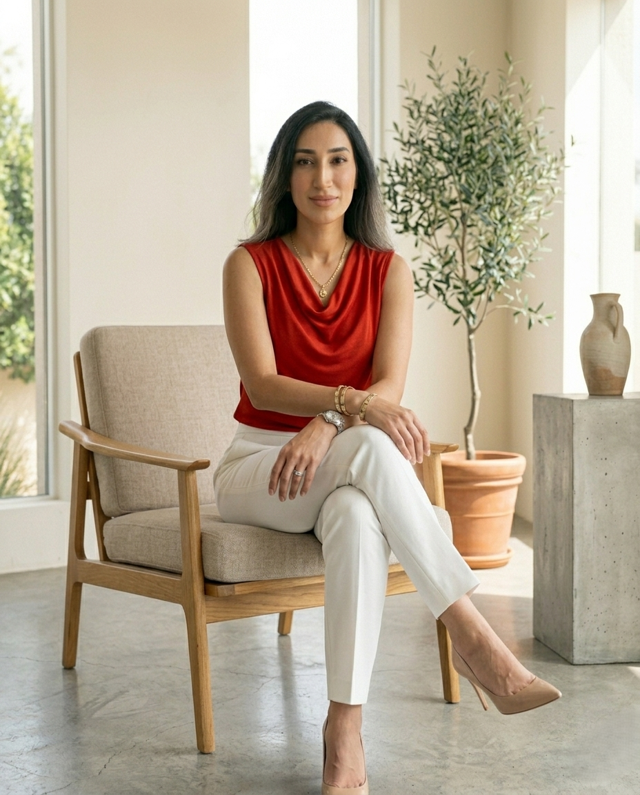 Drape Neck Sleeveless Top