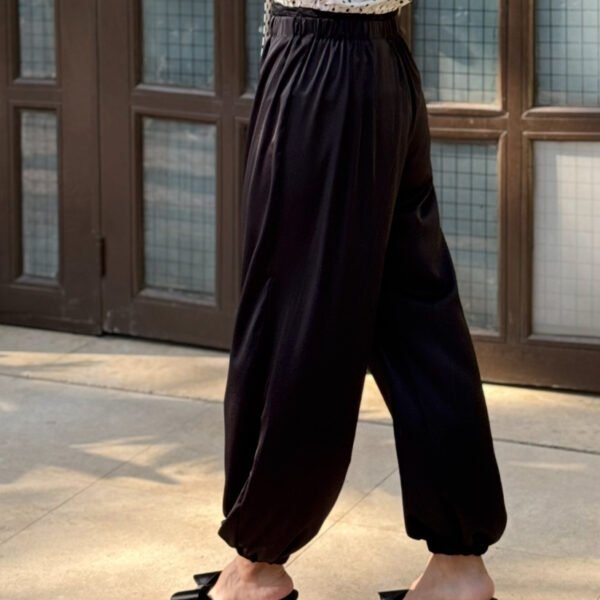 Silk Satin Flowy Pants