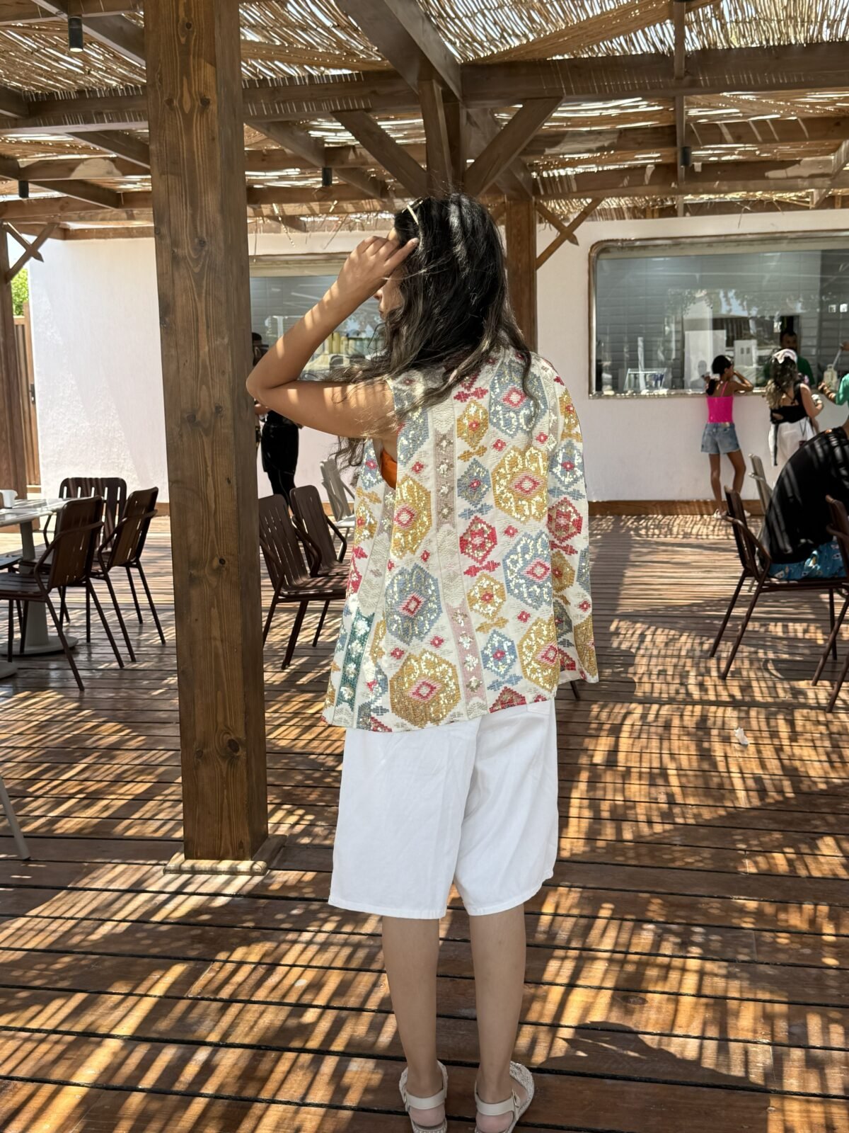 Mosaic Embroidered Vest