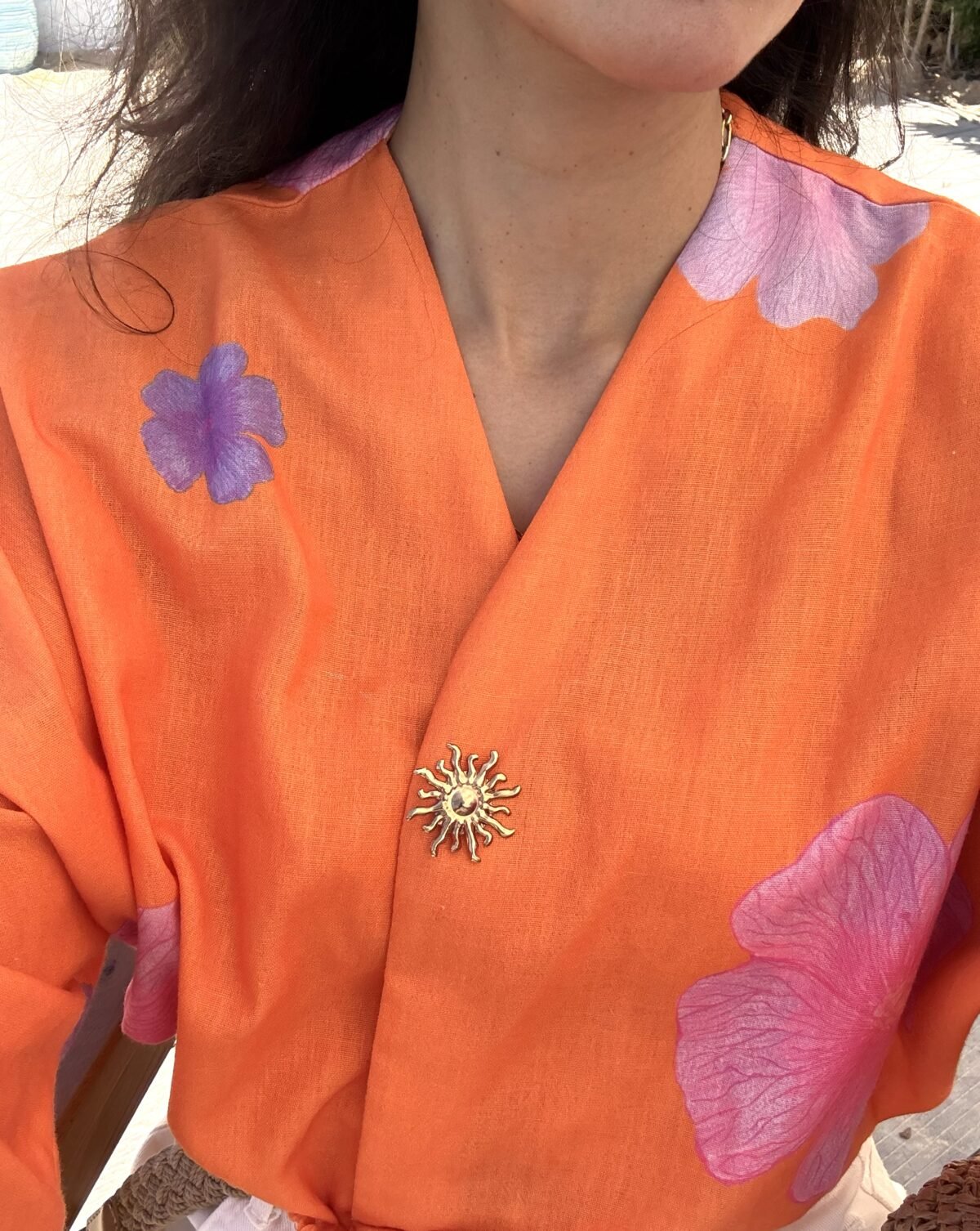 fabric Blossom top
